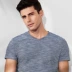QZHIHE nghìn con hạc giấy ngắn tay thanh niên nam ve áo thường xuyên cotton nam Áo sơ mi cộc tay HMT2655 - Polo áo polo sói Polo