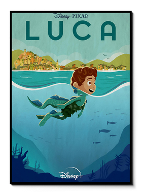 Luca夏日友晴天海报装饰画