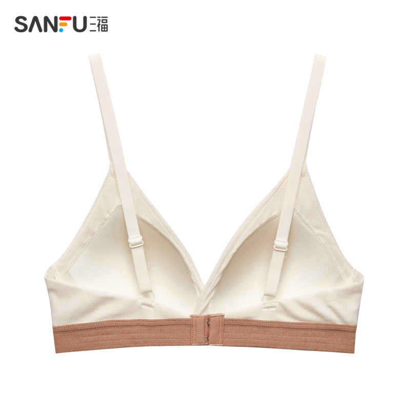 三福2022新款夏季中薄杯无钢圈文胸 三福服饰文胸