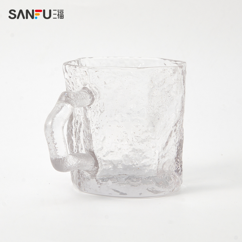 三福缔卡洛卡冰川饮料杯187ML 创意时尚饮水杯玻璃杯485639