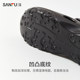 Sanfu hole shoes heightened thick-soled slippers beach lightweight beach shoes men and women's outer sandals spring 2025 new