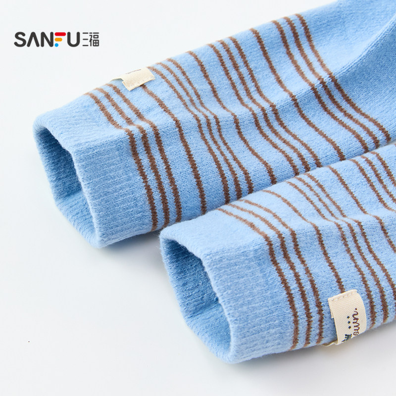 三福 女短筒袜单双装 运动风条纹布标半边绒柔软女袜袜子846286,淘宝优惠券,粉丝福利购,淘宝优惠卷