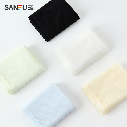 Sanfu low-waist underwear women's thin breathable girl's small lace bow half boxer briefs women's 497853