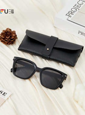 三福小框偏光镜太阳镜 简约时尚个性服饰配件造型眼镜855348