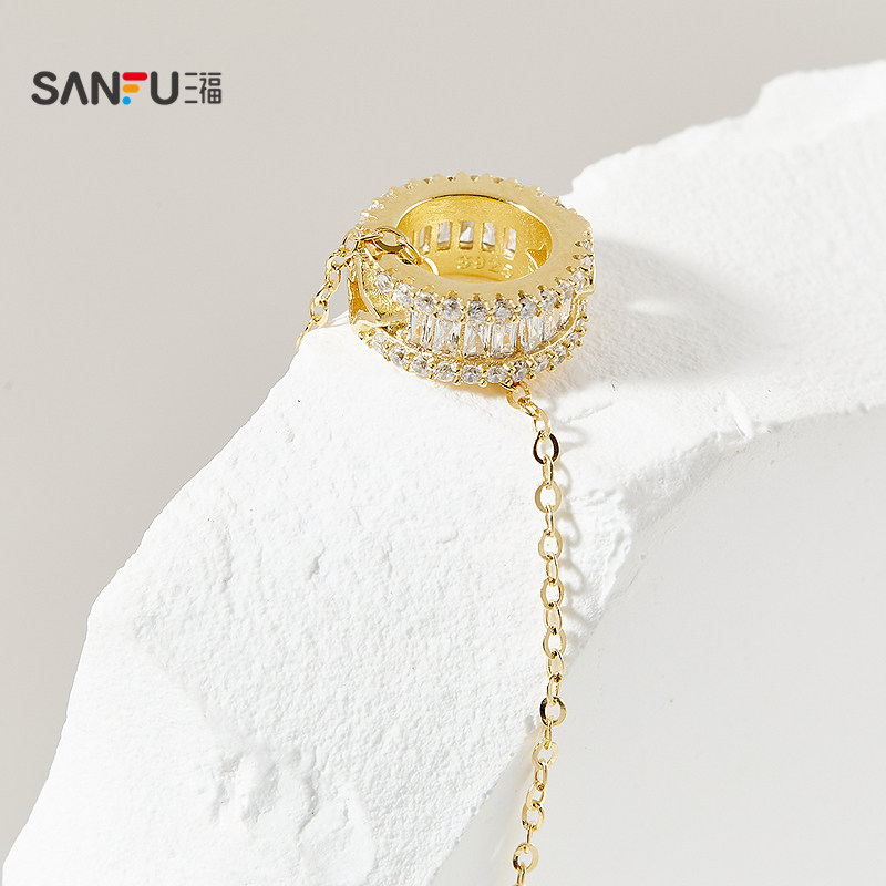 三福925银休闲蝶梦短项链单条 时尚小众首饰配饰链条839676,淘宝优惠券,粉丝福利购,淘宝优惠卷