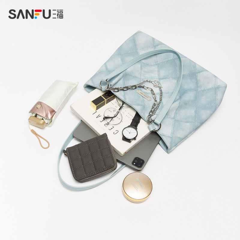 三福挎包女2023新款通勤单肩包 三福服饰女士包袋