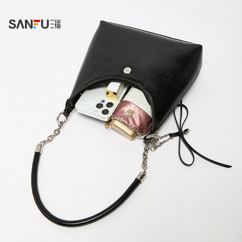 三福挎包秋季慵懒慢人简约链条小包腋下包时尚休闲女包509942,淘宝优惠券,粉丝福利购,淘宝优惠卷