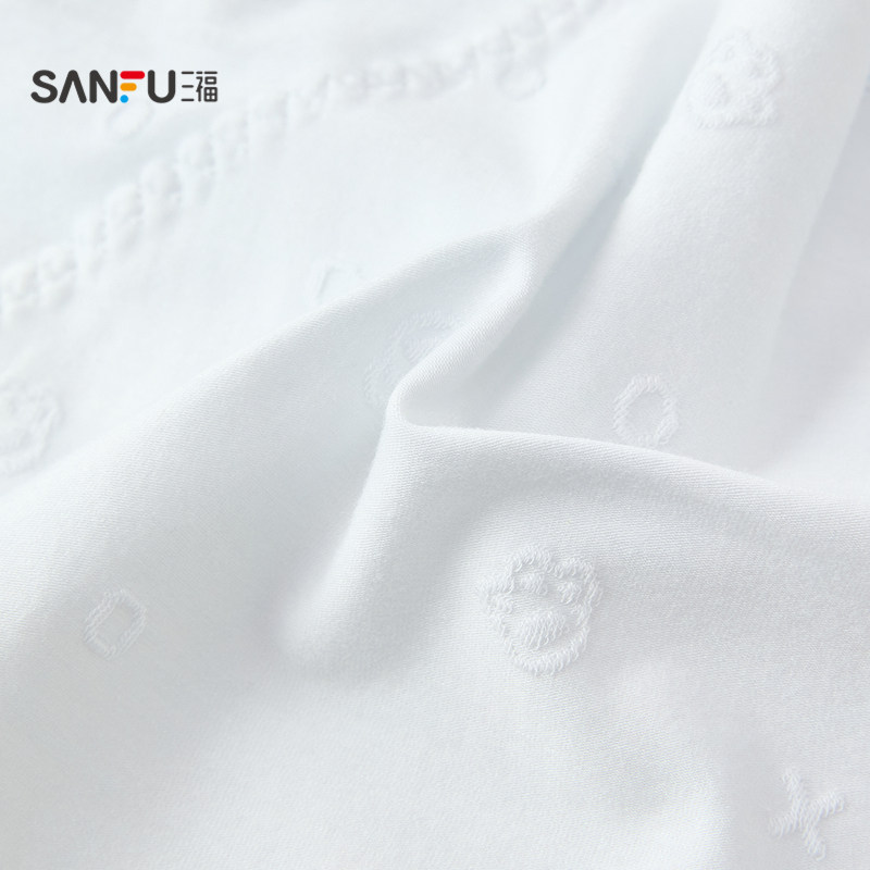 三福女中腰包臀内裤 萌趣提花加长加宽裆生理裤半平角裤503535,淘宝优惠券,粉丝福利购,淘宝优惠卷