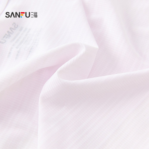 三福女中腰包臀内裤 渐变腰头印花格纹随意裁无痕半平角裤497778 - 图2