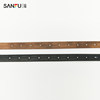 Sanfu women's belt wasteland blooming star embossed punching exquisite routing belt belt 483616