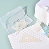 Обучающая линейка для школьников, детский комплект для рисования для обучения математике, канцтовары, подарок на день рождения