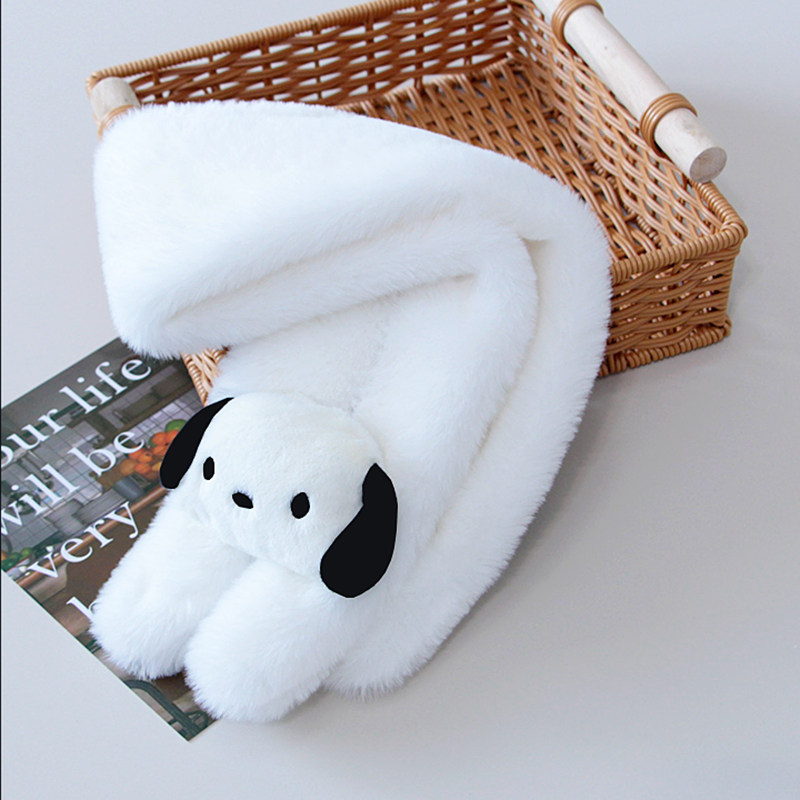 儿童冬季可爱卡通毛绒围巾男女宝宝加厚保暖韩版防风防寒学生围脖,淘宝优惠券,粉丝福利购,淘宝优惠卷