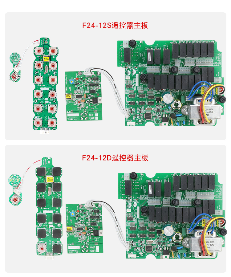 正品禹鼎F24-12D/12S天车行车遥控器工业无线遥控器-图1