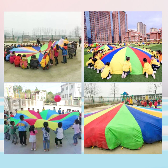 Rainbow umbrella children's game equipment early education outdoor