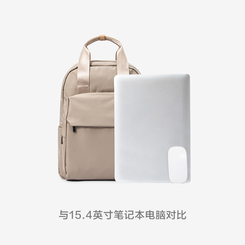 森马双肩包女大学生休闲书包潮流韩系通勤旅行背包大容量电脑包女