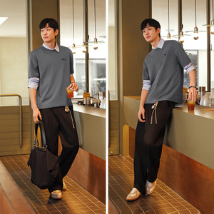 森马男装凉感速干短袖T恤2026新款