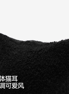 森马立体猫耳造型可爱低调帽子女