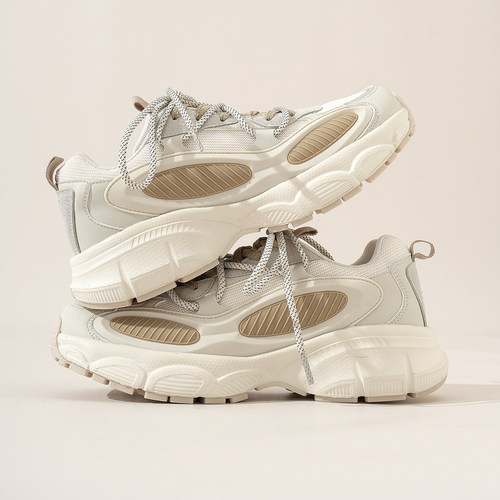 Semir男鞋休闲运动鞋2026春夏新款厚底增高老爹鞋男款休闲运动鞋 - 图1