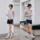 Semir loose pajamas ຝ້າຍ retro ເຮືອນສັ້ນສໍາລັບແມ່ຍິງ