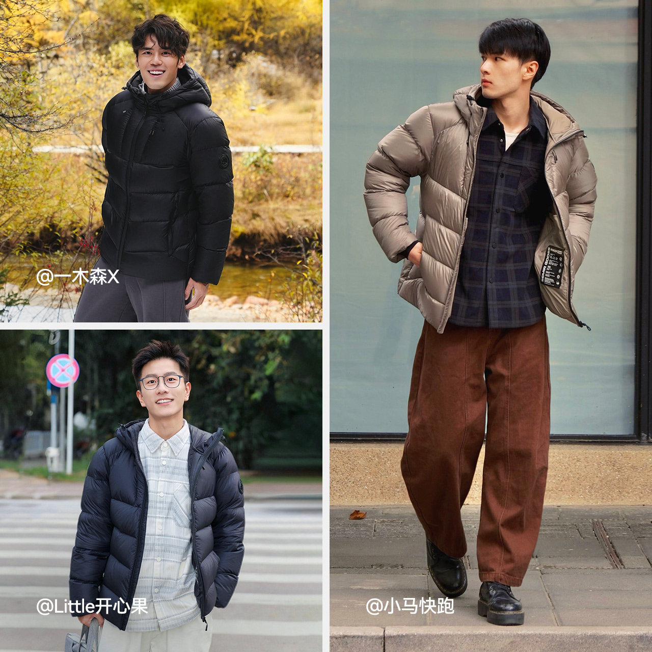 [鹅绒]商场同款森马XCNSPACE航天合作系列羽绒服男冬发热2025新款