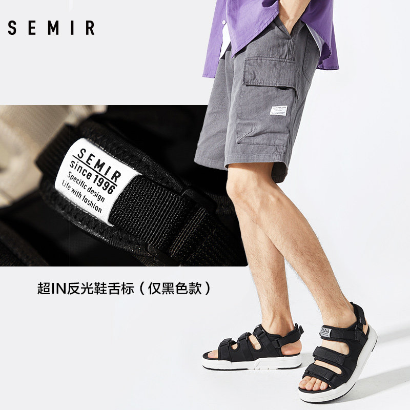 semir男ins 2020夏季新款沙滩鞋 森马沙滩鞋