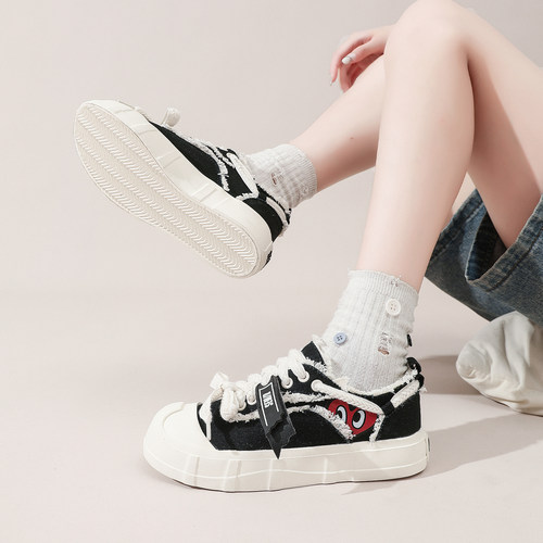 【鞋品合集】Semir女鞋板鞋秋季新款厚底德训鞋百搭小白鞋子-TK - 图1