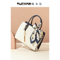 Woodpecker Genuine Leather Bag Lady 2023 New Autumn Winter Atmosphere Send Mom Birthday Gift Advanced Touch Handbag