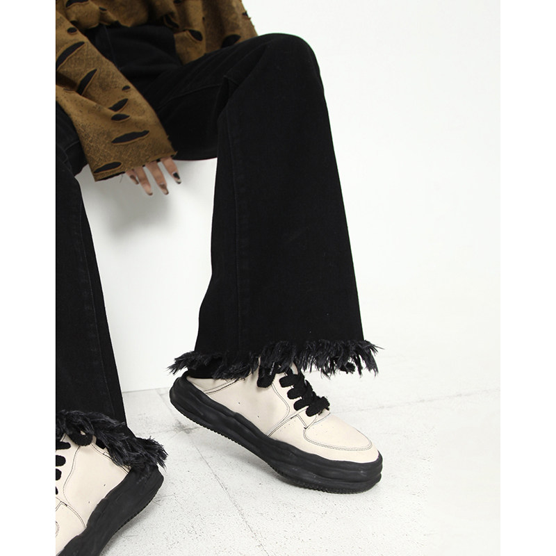 大码黑色牛仔裤女胖妹妹高腰mm宽松弹力微喇叭显瘦拖地阔腿裤百搭,淘宝优惠券,粉丝福利购,淘宝优惠卷