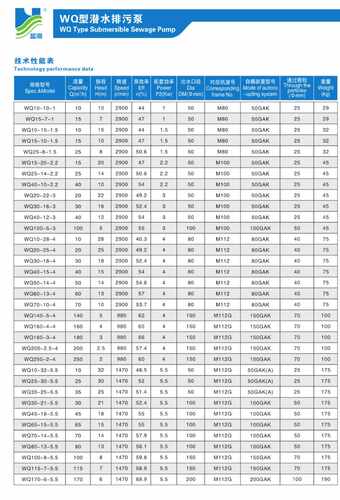 污水泵品质保证南京蓝深潜水排污泵WQ40-12-3KW口径50 - 图3