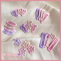 Child Hair Clip Woman 2023 New Pentagram Hairpin Girl Shatter Liu Haicollet Accessories Adorable Baby Hair Accessories