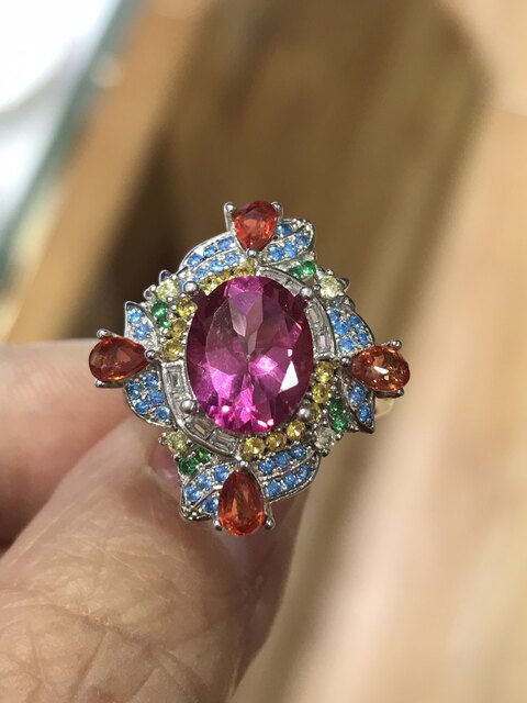 Rongxi jewelry processed stone jewelry ring pendant