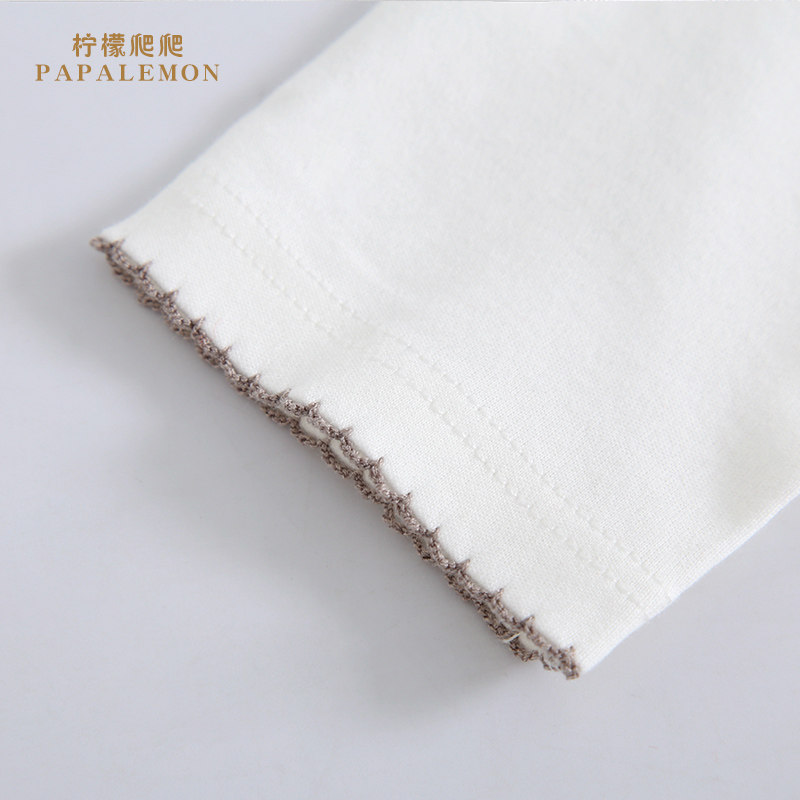 宝宝连体衣服春秋季网红新生儿内衣 papalemon母婴连身衣/爬服/哈衣