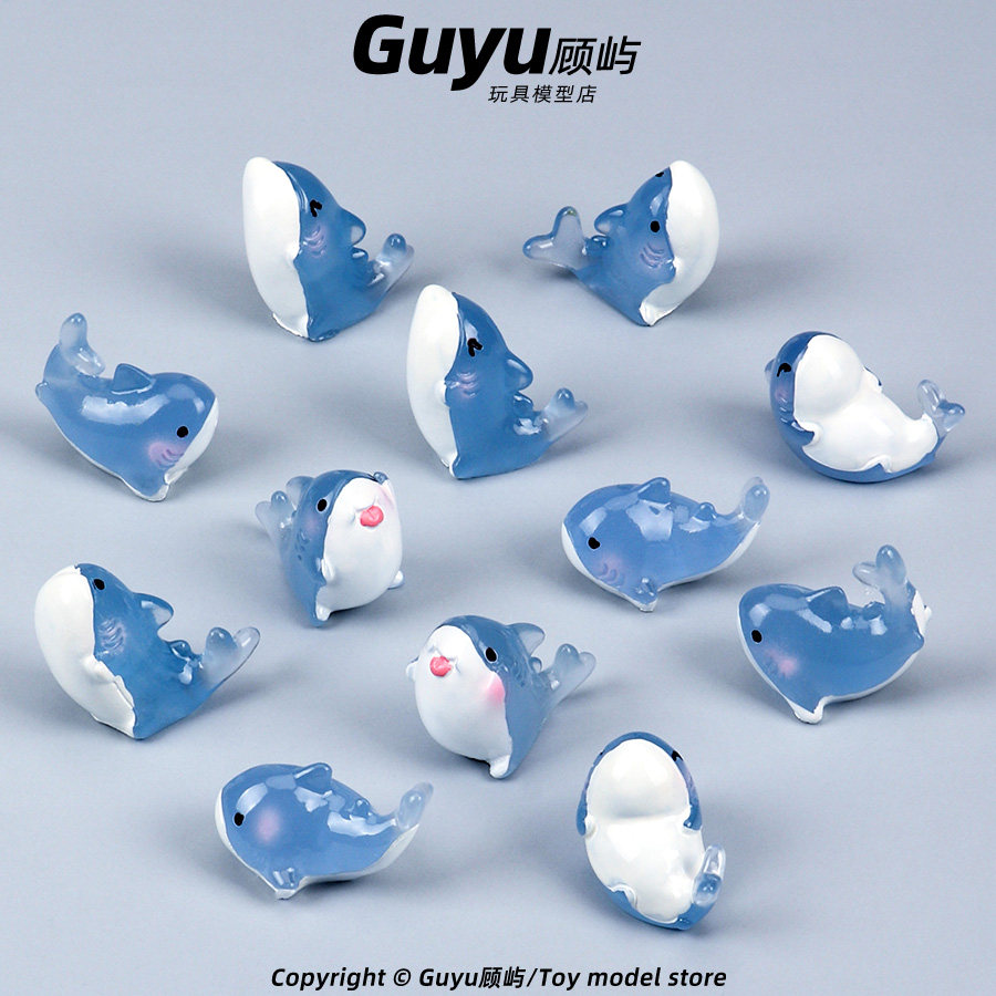 盲袋迷你小鲨鱼仿真海洋动物玩偶模型摆件桌面装饰公仔玩具盲盒,淘宝优惠券,粉丝福利购,淘宝优惠卷