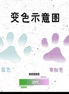 小红书同款猫咪温变纹身贴套装