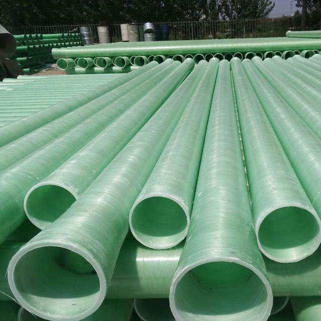 FRP pipe FRP ventilation deodorization pipe FRP sand clamping pipe buried wire threading cable pipe