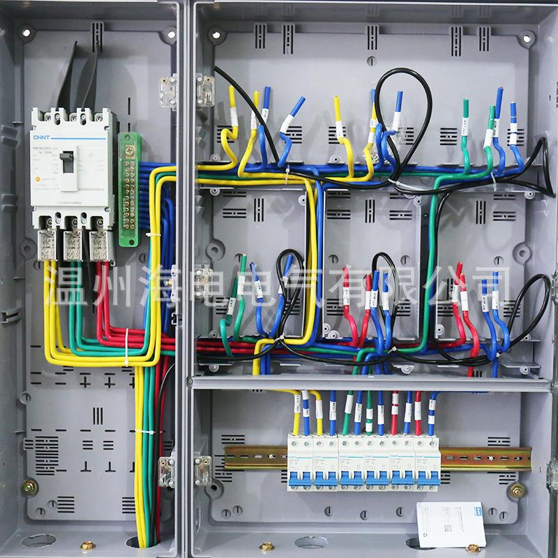 南网塑料非金属PC+ABS塑料电表箱防水挂壁单相12户计量透明电表箱 - 图0