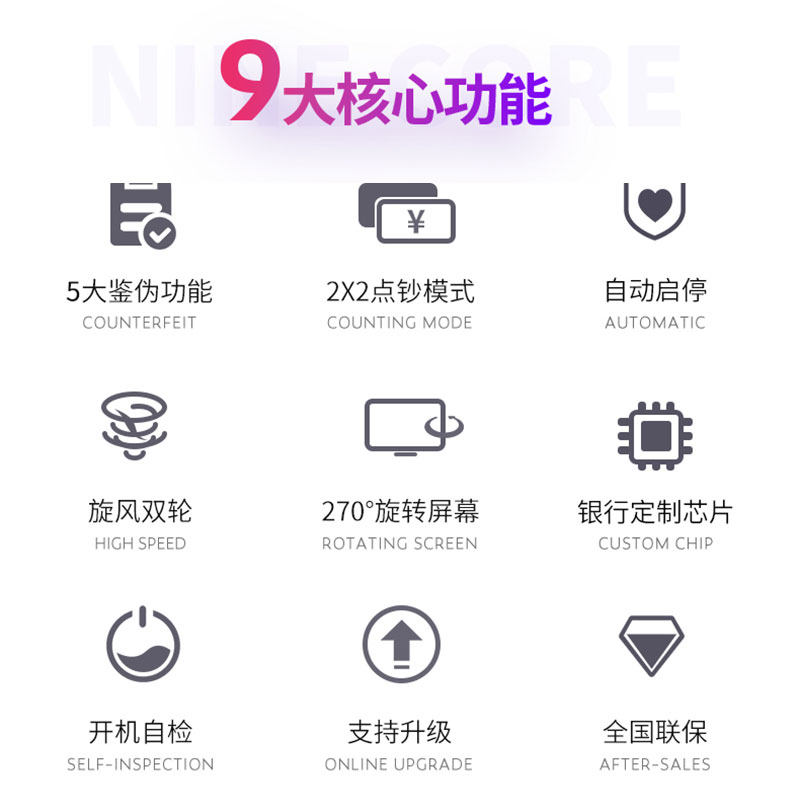  得力徽今点钞机
