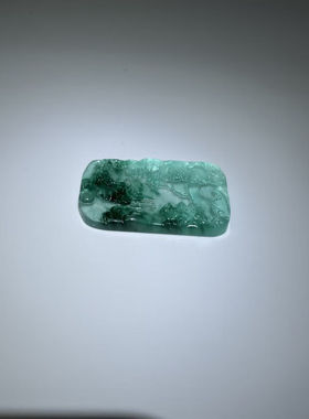 卡古兰（KAGULAN）山水玉石吊坠老坑料翡翠冰种飘蓝牌缅甸珠宝颈