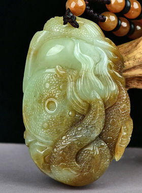 可玉可求38妇女节礼物【孤品】和田玉龙牌吊坠男款玉佩生肖龙玉石