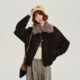 Girlyhalo American retro fur detachable collar textured jacketed ຫນັງ jacket ຂອງແມ່ຍິງດູໃບໄມ້ລົ່ນແລະລະດູຫນາວໃຫມ່ການອອກແບບເທິງ