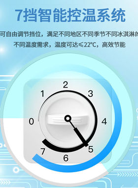 星乐源（STARLOR）冰淇淋冰柜展示柜商用厚切炒酸奶冷冻柜硬冰激