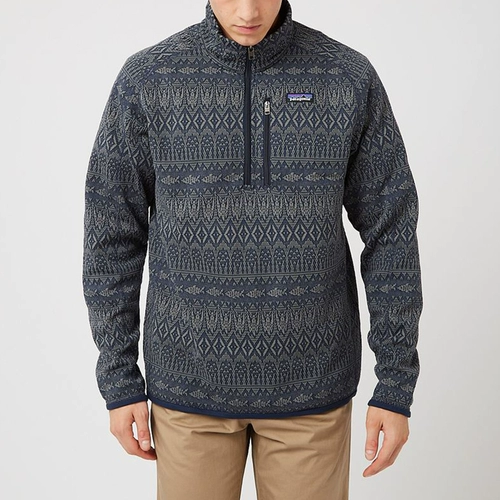 Patagonia Better Sweater Мужская мужская теплая игла -блинка