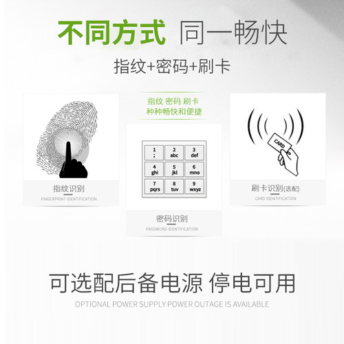 ZKTECO/熵基科技s60 指纹考勤机 网络打卡机 上下班签到免软件 - 图1