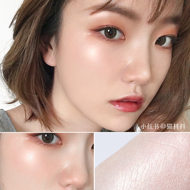 美康粉黛高光玫瑰定妆粉提亮粉散粉 美康粉黛清悦蜜粉/散粉