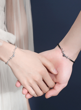 鹿角手绳鹿有你情侣手链