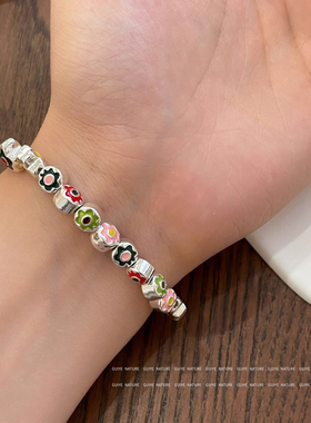 女925银小众设计冰淇淋手链可爱