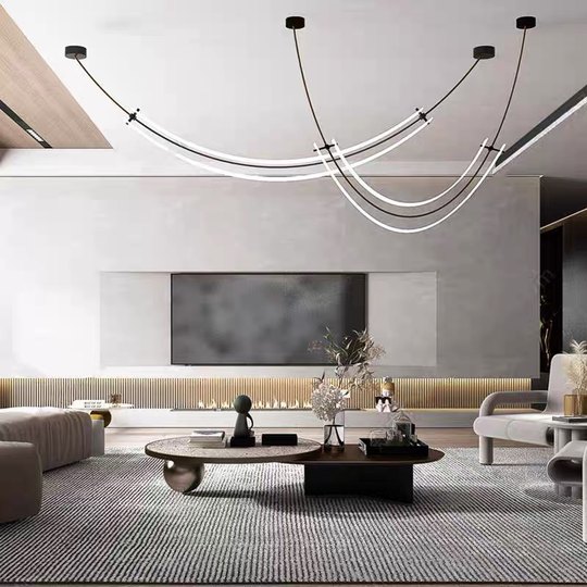 Современная креативная люстра столовая гостиная инженерная спальня