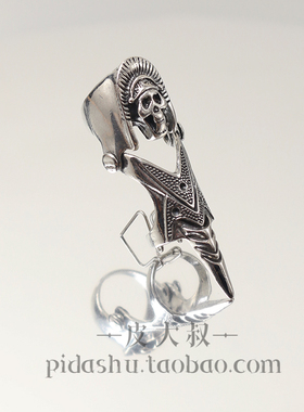 复古个性朋克风摇滚关节戒指