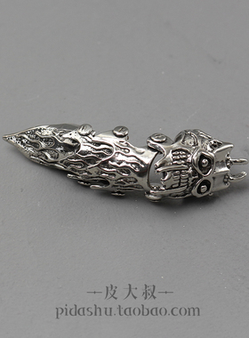 克风摇滚关节合金长戒指