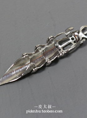 龙爪皇冠长关节机械金属指甲戒指